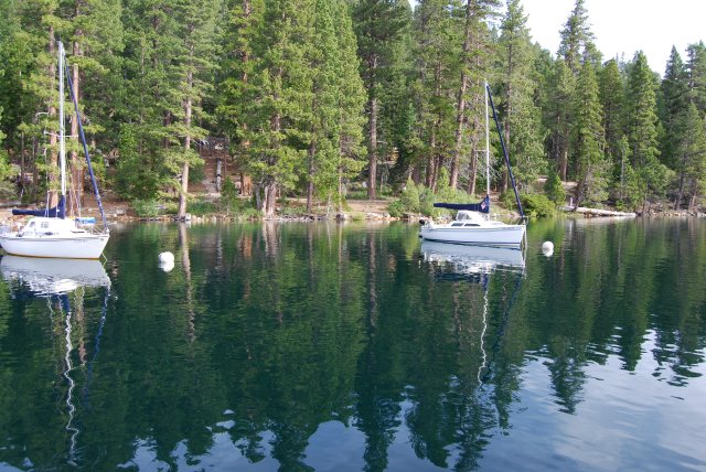Boat Camping, Emerald Bay, Lake Tahoe
