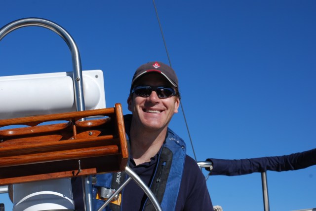 David sailing Splendido, the 1993 Catalina 270, at Lake Tahoe, June 22, 2013