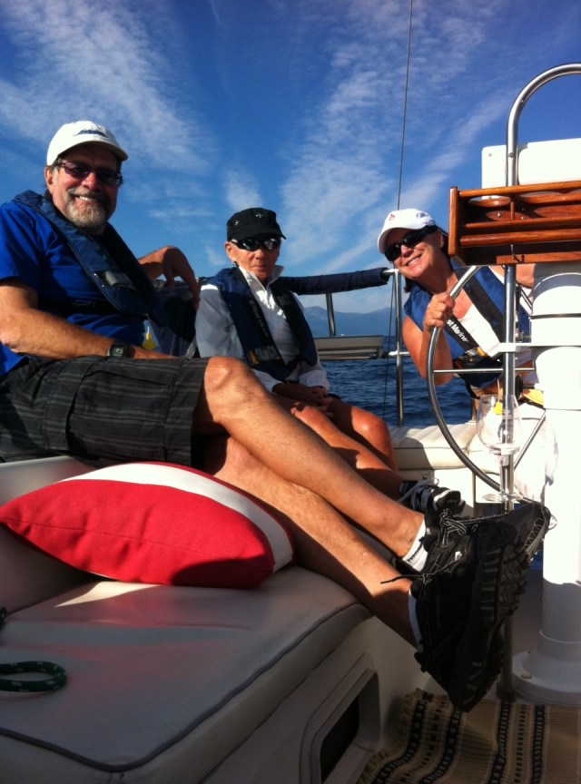 Sailing Tahoe 2012 aboard Splendido